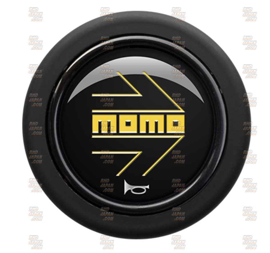 MOMO Horn Button - MOMO Arrow Nero